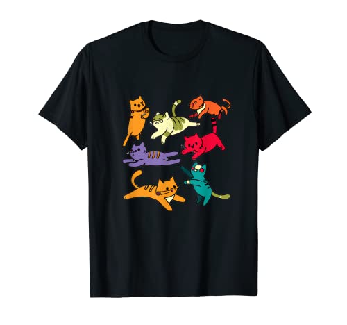 Süßer Schlaf Katzen Pyjama Lustiges Jungen Mädchen T Stück T-Shirt von Cute Shirt Shop