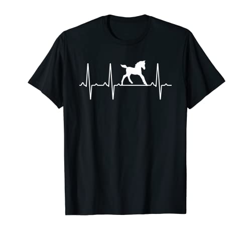 Pony Herzschlag Geschenk für Männer Frauen Fohlen Nag Filly Liebhaber T-Shirt Pony Herzschlag Geschenk für Männer Frauen Fohlen Nag Filly Liebhaber T-Shirt von Cute Small Filly Pony Fans Funny Gift Nag Designs