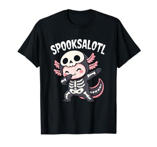 Lustiges Axolotl Skelett Spooksalotl Halloween Kinder Jungen Mädchen T-Shirt Lustiges Axolotl Skelett Spooksalotl Halloween Kinder Jungen Mädchen T-Shirt von Cute Spooksalotl Axolotl Skeleton Costume Apparel