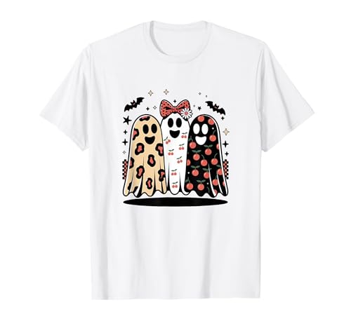 Spooky Squad Kokette Geister Lustig Halloween Frauen Mädchen T-Shirt Spooky Squad Kokette Geister Lustig Halloween Frauen Mädchen T-Shirt von Cute Spooky Squad Coquette Ghost Halloween Outfit