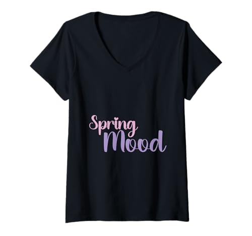Damen Frühlingsstimmung! T-Shirt mit V-Ausschnitt Damen Frühlingsstimmung! T-Shirt mit V-Ausschnitt von Cute Spring Designs