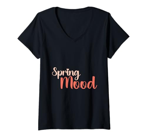 Damen Frühlingsstimmung! T-Shirt mit V-Ausschnitt Damen Frühlingsstimmung! T-Shirt mit V-Ausschnitt von Cute Spring Designs