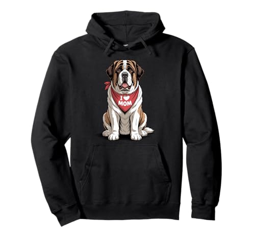 Ich Liebe Mama, Bernhardiner, Lover Dog, Muttertag Pullover Hoodie von Cute St. Bernard Mom Dog Lover