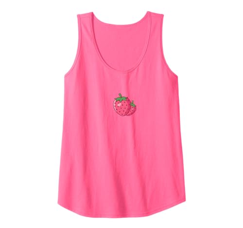 Damen Niedliche Erdbeerfruchtliebhaber, Kawaii, Cottagecore, ästhetisch Tank Top Damen Niedliche Erdbeerfruchtliebhaber, Kawaii, Cottagecore, ästhetisch Tank Top von Cute Strawberry Fruit Lover Kawaii aesthetic Girls
