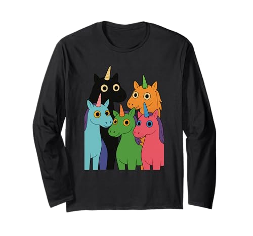 Niedliche Einhörner – Jungen Mädchen Männer Frauen Kinder Erwachsene Langarmshirt Niedliche Einhörner – Jungen Mädchen Männer Frauen Kinder Erwachsene Langarmshirt von Cute Unicorns Rainbow Shop