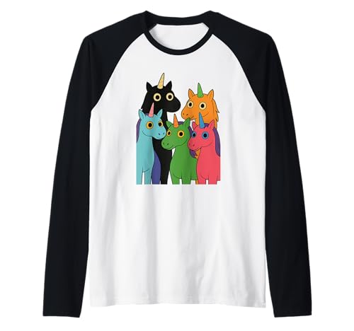 Niedliche Einhörner – Jungen Mädchen Männer Frauen Kinder Erwachsene Raglan Niedliche Einhörner – Jungen Mädchen Männer Frauen Kinder Erwachsene Raglan von Cute Unicorns Rainbow Shop
