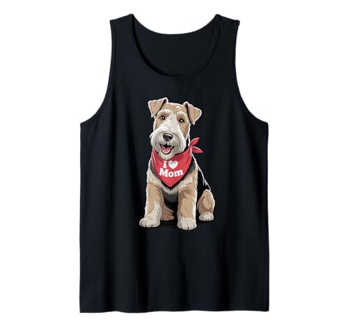 Ich Liebe Mama Welsh Terrier Lover Hund Muttertag Tank Top von Cute Welsh Terrier Mom Dog Lover