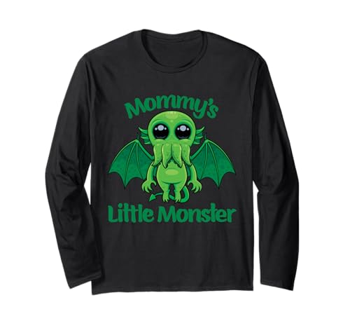 Mommy's Little Monster - Meerestier-Kuscheln für Kinder Langarmshirt von Cute Whimsical Sea Creature Mommy’s Little Monster