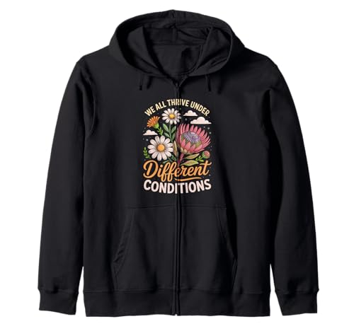 Motivierendes inspirierendes Geschenk für Blumenliebhaber für Männer und Frauen Kapuzenjacke Motivierendes inspirierendes Geschenk für Blumenliebhaber für Männer und Frauen Kapuzenjacke von Cute Wildflower Motivational Positive Quote Design