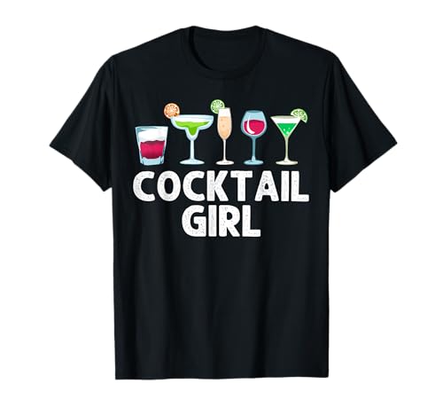 Lustiges Cocktail-Geschenk für Mädchen und Kinder, gemischte Getränke-Liebhaber T-Shirt von Cute Wine Liquor Pun Drinking Humor Themed Stuff