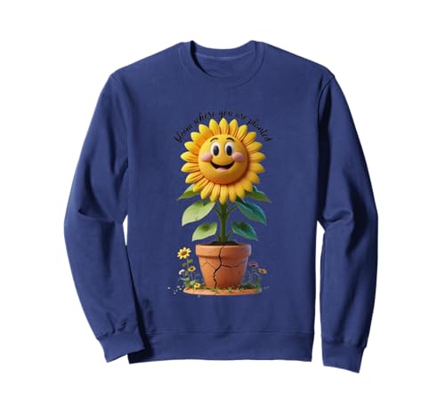 Niedliches gelbes Blumen-lustiges Unisex-Design für Herren und Damen Sweatshirt Niedliches gelbes Blumen-lustiges Unisex-Design für Herren und Damen Sweatshirt von Cute Yellow Flower Funny Unisex Design Tee