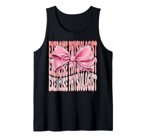 Physiologen-Woche für Frauen, rosa Kokette Schleife Tank Top Physiologen-Woche für Frauen, rosa Kokette Schleife Tank Top von Cute and Funny Coquette Exercise Physiologist