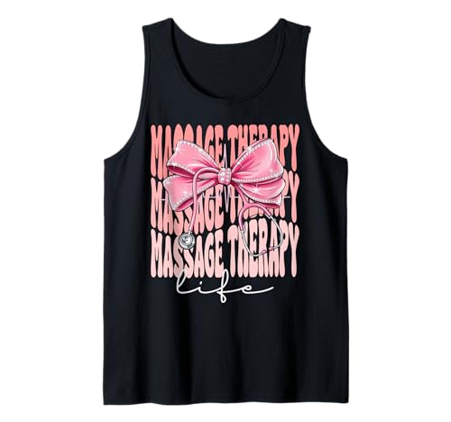Massagetherapie Lebenswoche Tag für Frauen Rosa Kokette Schleife Tank Top Massagetherapie Lebenswoche Tag für Frauen Rosa Kokette Schleife Tank Top von Cute and Funny Coquette Massage Therapy Life