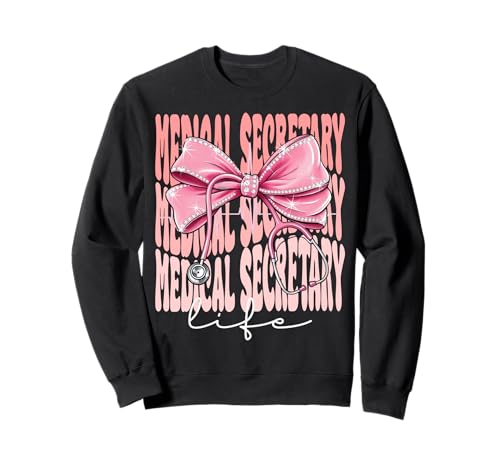 Medical Records Life Week Day für Damen, rosa Kokettenschleife Sweatshirt Medical Records Life Week Day für Damen, rosa Kokettenschleife Sweatshirt von Cute and Funny Coquette Medical Records Life