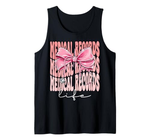 Medical Records Life Week Day für Damen, rosa Kokettenschleife Tank Top Medical Records Life Week Day für Damen, rosa Kokettenschleife Tank Top von Cute and Funny Coquette Medical Records Life