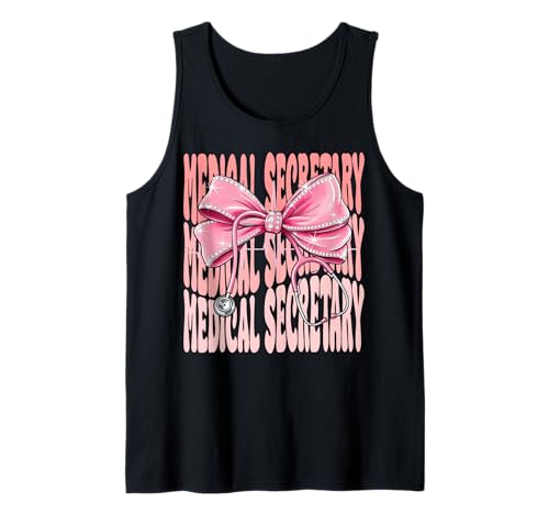Rosafarbener Kokettenbogen für Damen, Wochenarbeitszeit, für Frauen Tank Top von Cute and Funny Coquette Medical Secretary