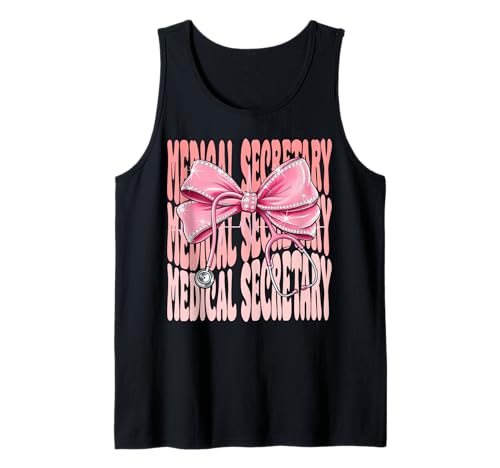 Rosafarbener Kokettenbogen für Damen, Wochenarbeitszeit, für Frauen Tank Top von Cute and Funny Coquette Medical Secretary