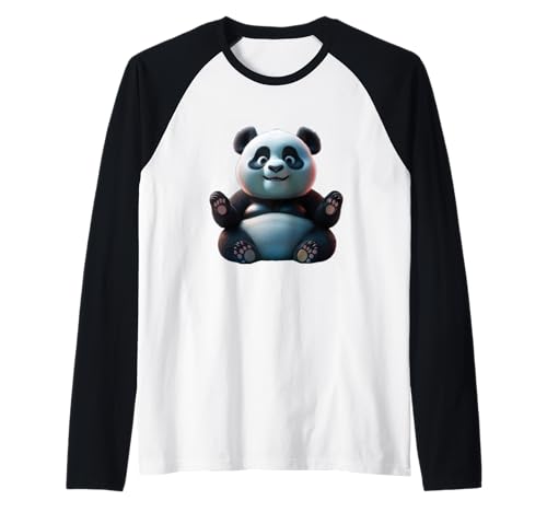 Süßes kleines Panda, lustiges Unisex-Design für Männer und Frauen Raglan Süßes kleines Panda, lustiges Unisex-Design für Männer und Frauen Raglan von Cute little Panda Funny Unisex Design Tee