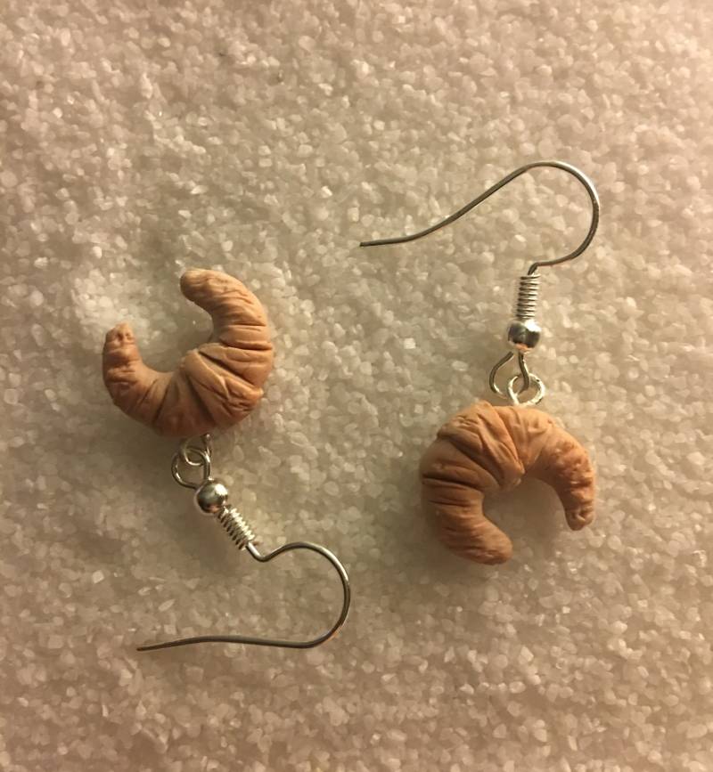 Ohrringe Croissants von CuteCharmsAT