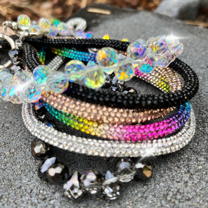 Schmuck Kristall Telefon Lanyard Bling Perlen Schlüsselanhänger Strass Handy Armband Anti-Los Strassband Glitzernde von CuteDecorr
