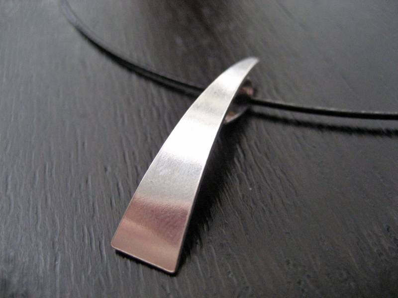 Modernista Halskette, Sterling Silber Moderner Schmuck, Einfache Anhänger Halskette Modernista Halskette, Sterling Silber Moderner Schmuck, Einfache Anhänger Halskette von CuteJewels