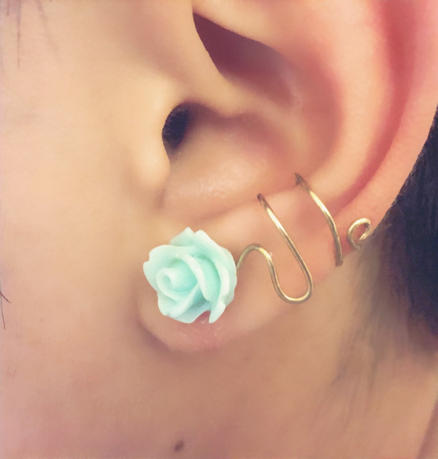 Mint Rosegold Draht Manschetten Keine Piercings Nötig Mint Rosegold Draht Manschetten Keine Piercings Nötig von CuteNSassyShop
