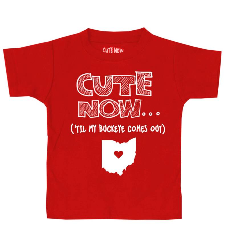 Süß Jetzt ... "Til My Buckeye Kommt Aus Kleinkind Kinder Ohio T-Shirt Baumwolle 2T-6T von CuteNow