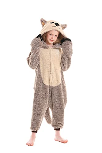 CuteOn Pyjamas Onesies Cosplay Kinder Unisex Tiere Halloween Kostüm Overalls Nachtwäsche Seeotter 4 Jahre von CuteOn