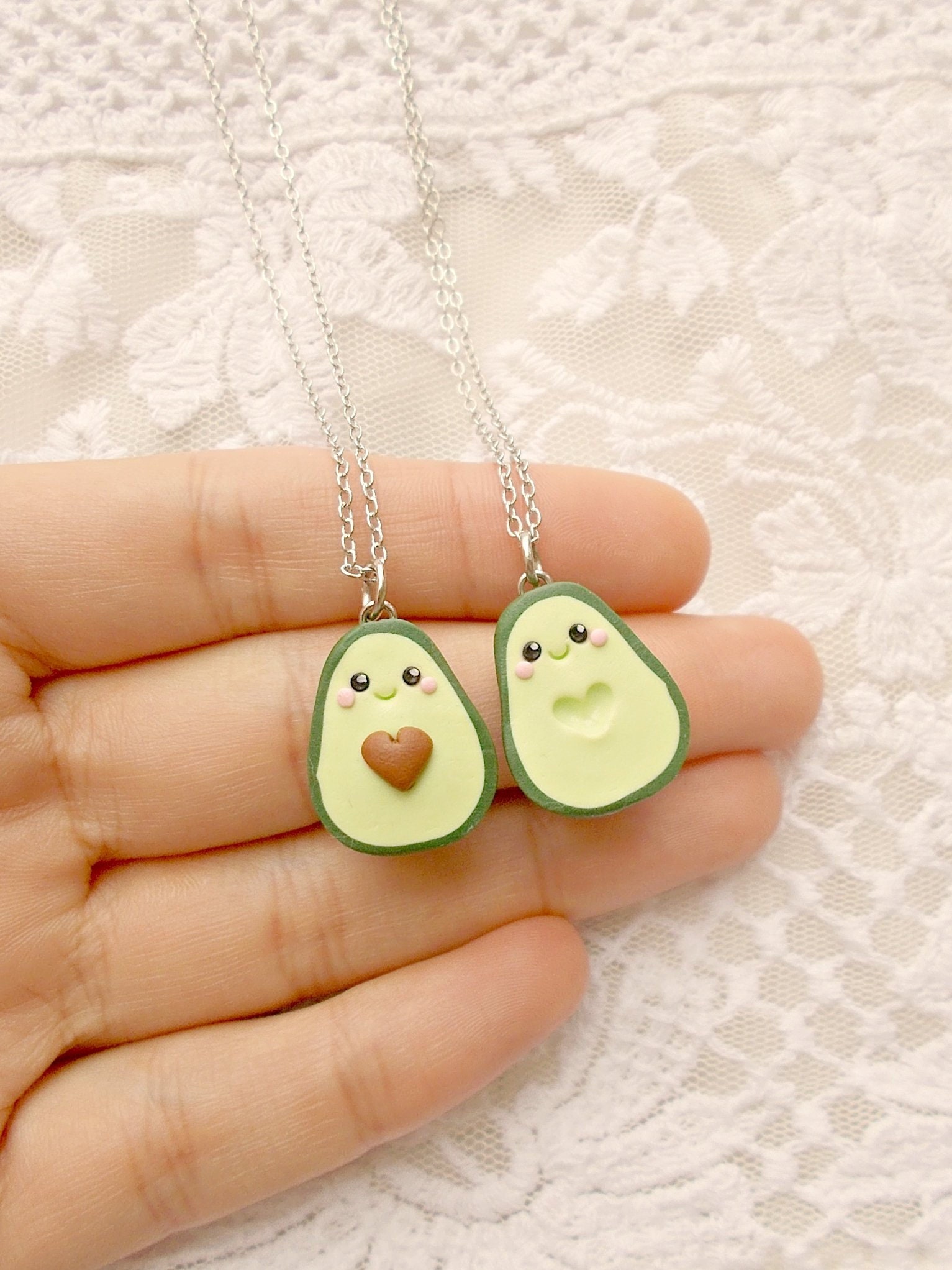 Avocado Halskette Geschenk Set - Lustige Valentinstag Für Freund Freundin Beste Ihn Sie Paare von CutePawsGift