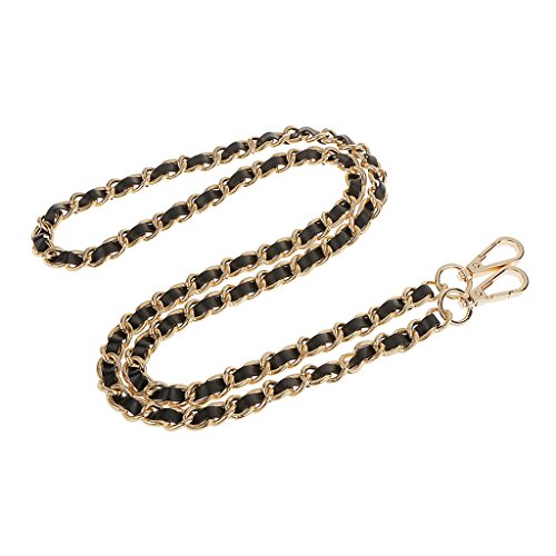 Cutefly Unisex Women's Bag Chain, Gold + Schwarz von cutefly