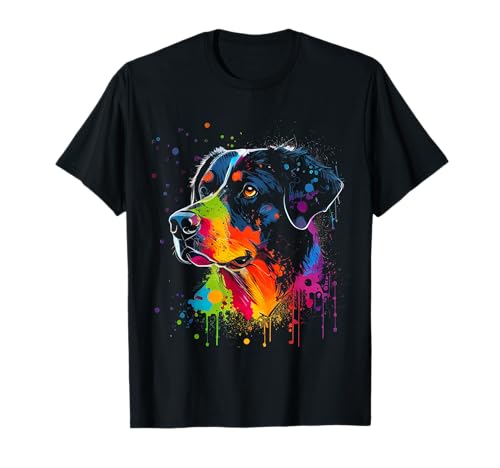 Appenzeller Sennenhunde Hundemalerei, Aquarellfarbe T-Shirt von Cutest Appenzeller Sennenhunde Fi