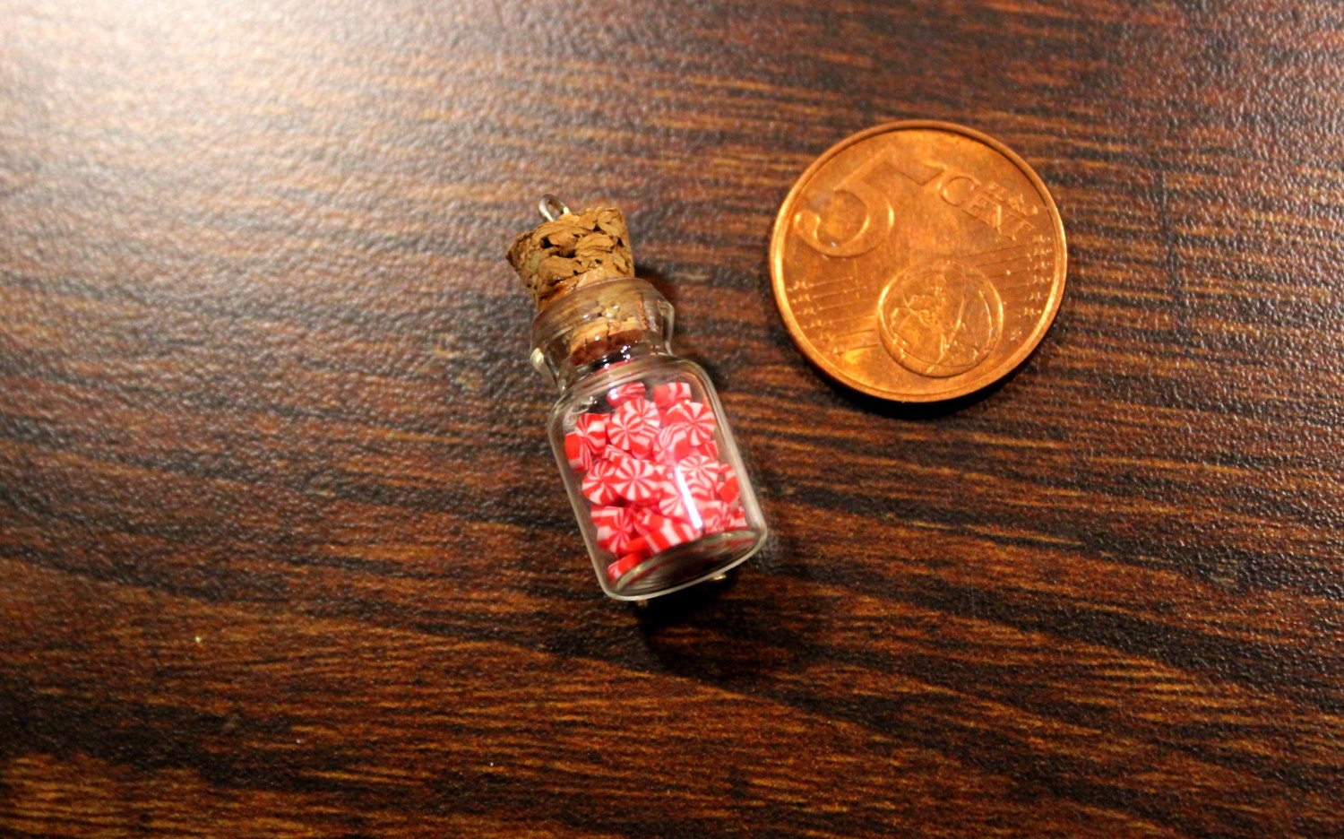 Handgemachter Pfefferminz Bonbonglas Anhänger von CutieJewelries