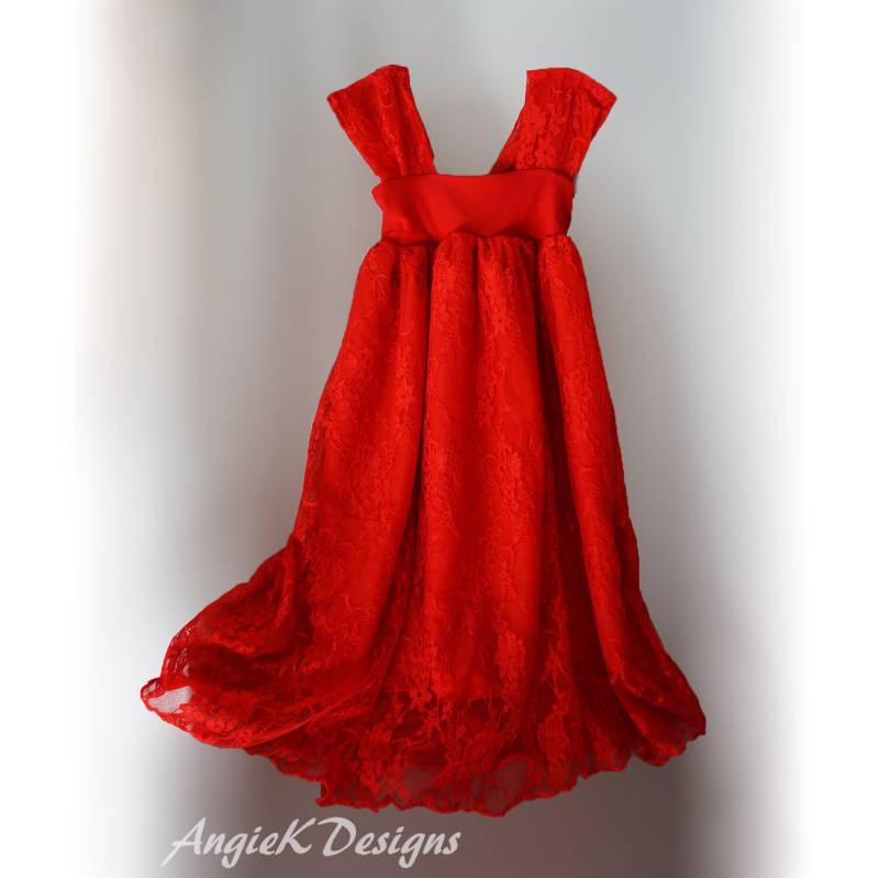 Baby/Kleinkind Gefüttert Lace Kleid von CutiePieBabyShoppe