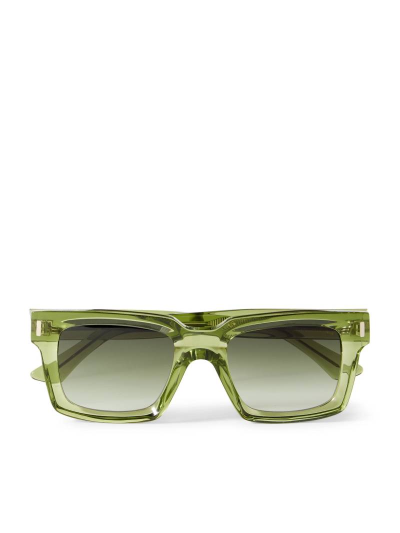 Cutler and Gross - 1386 Square-Frame Acetate Sunglasses - Men - Green von Cutler and Gross