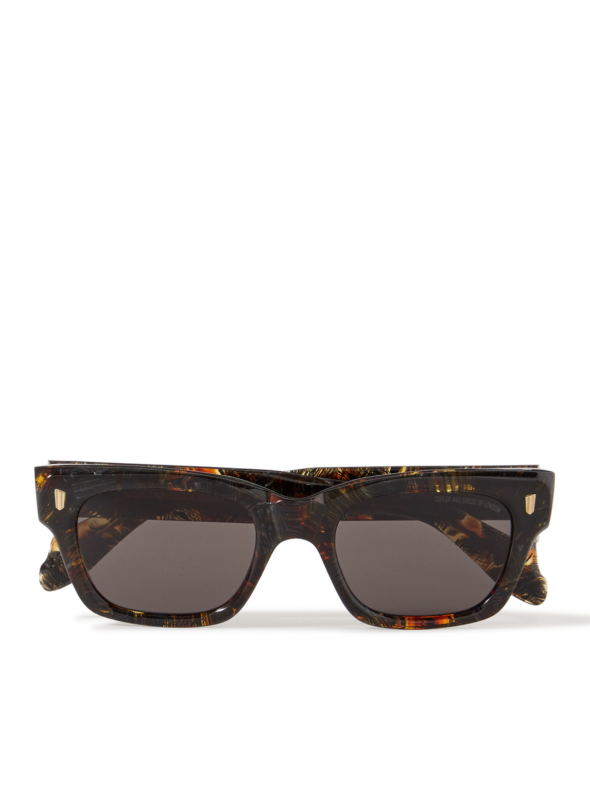 Cutler and Gross - 1391 Square-Frame Tortoiseshell Acetate Sunglasses - Men - Black von Cutler and Gross