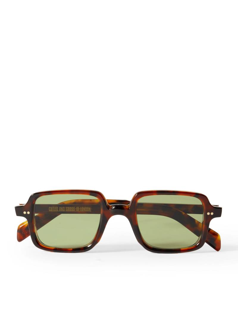Cutler and Gross - GR02 Rectangle-Frame Tortoiseshell Acetate Sunglasses - Men - Tortoiseshell von Cutler and Gross