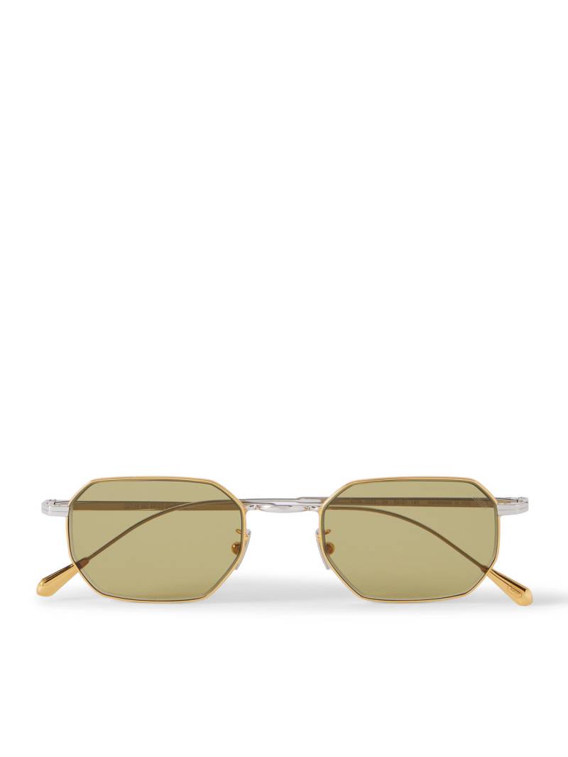 Cutler and Gross - Octagon-Frame Gold-Tone and Rhodium Sunglasses - Men - Gold von Cutler and Gross