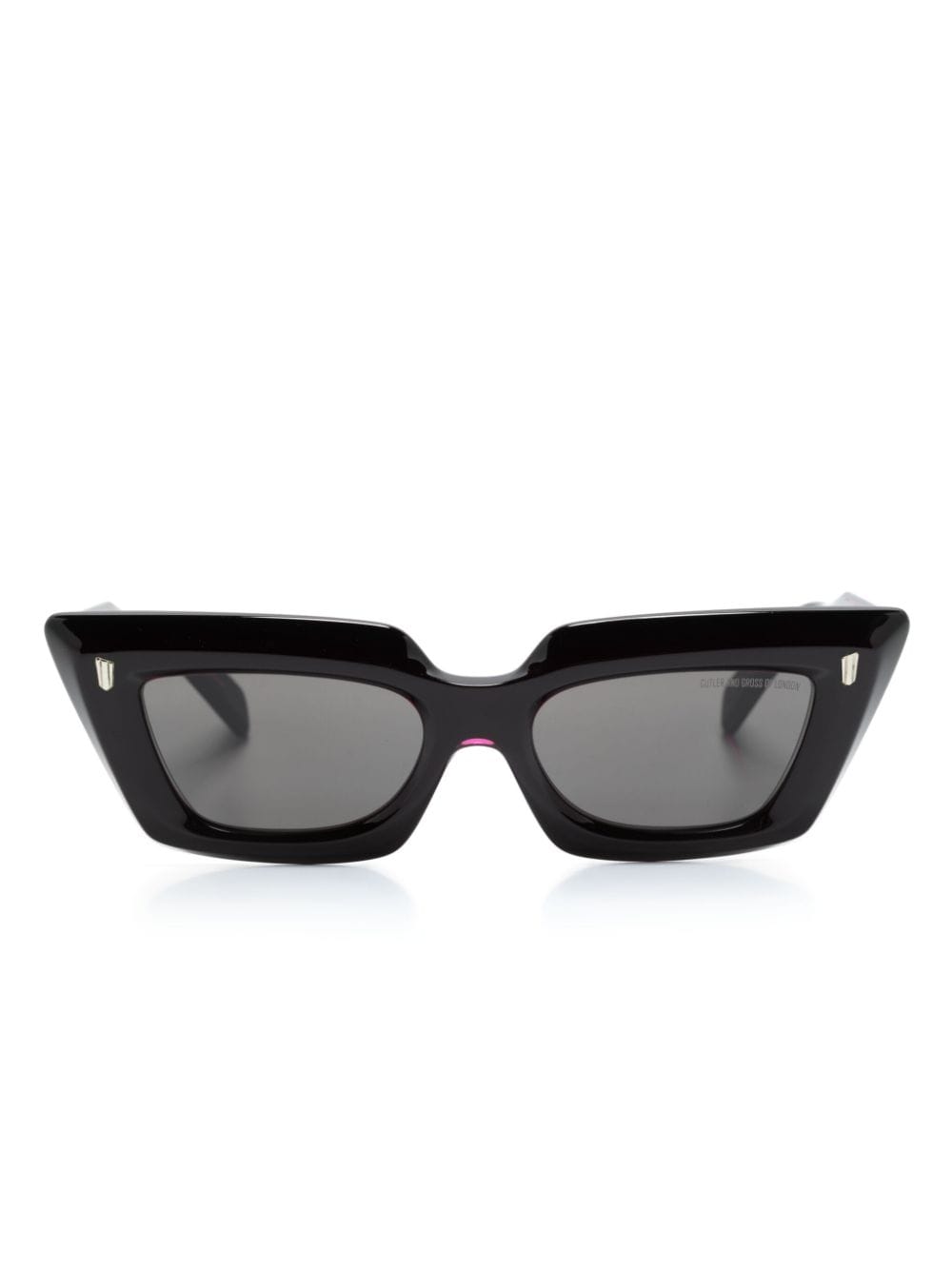 Cutler & Gross 1408 Sonnenbrille mit Cat-Eye-Gestell - Schwarz von Cutler & Gross