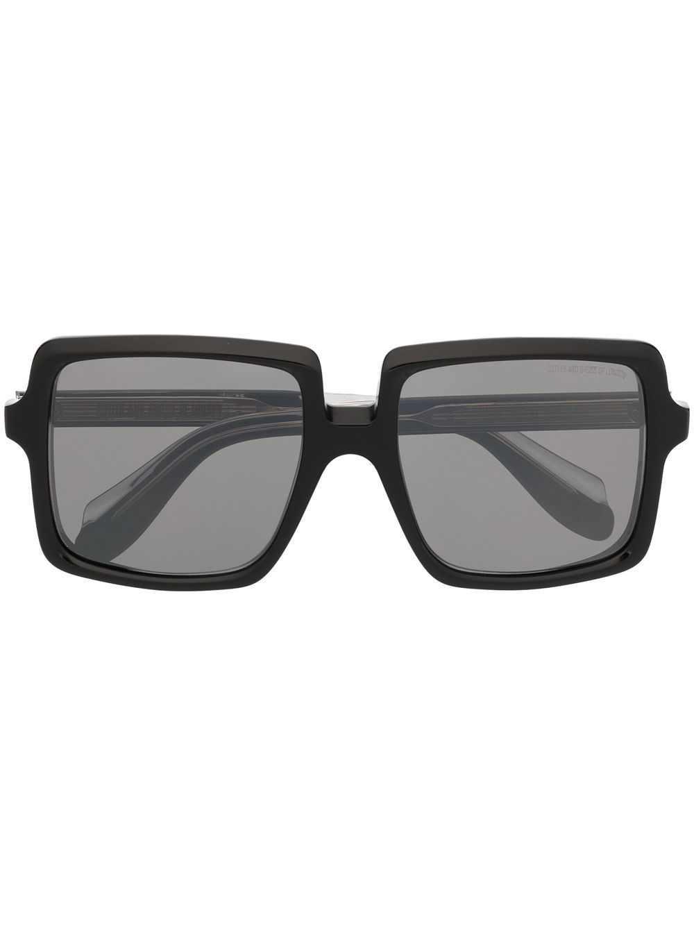 Cutler & Gross Eckige 1398 Sonnenbrille - Schwarz von Cutler & Gross