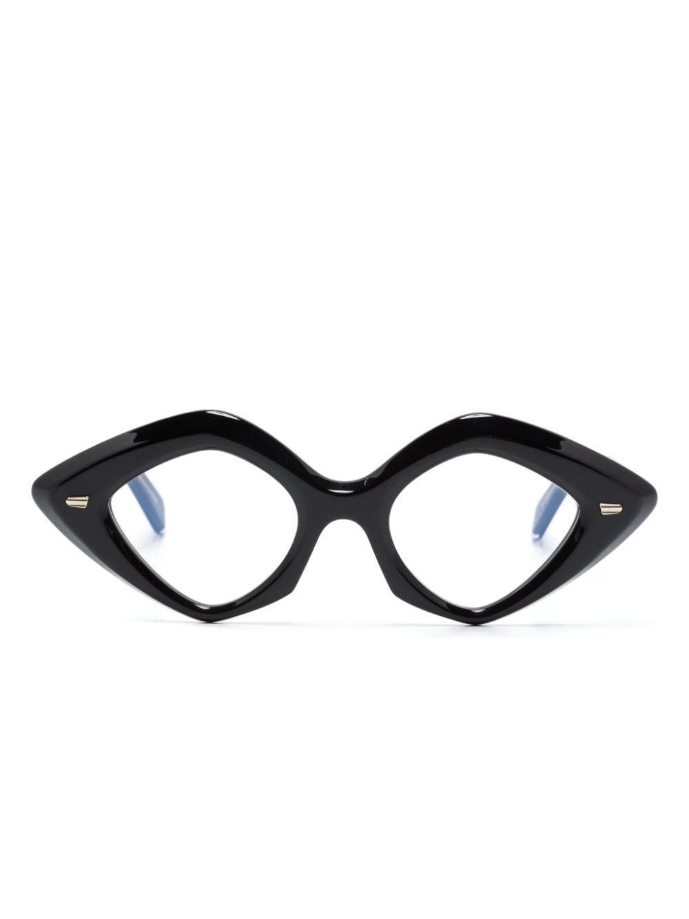 Cutler & Gross Cat-Eye-Brille mit Logo-Gravur - Schwarz von Cutler & Gross