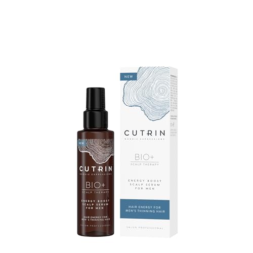 CUTRIN BIO+ Energy Boost Kopfhautserum für Männer, Belebendes Kopfhautserum für Männer gegen Vorzeitigen Haarausfall mit Nordischer Kiefernrinde zur Förderung des Haarwachstums, 100ml von Cutrin