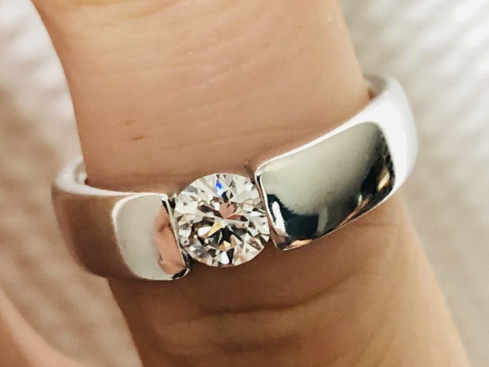 Gia-Zertifizierter Maßring Mit 0, 50Ct D If-Diamant Von Höchster Qualität Gia-Zertifizierter Maßring Mit 0, 50Ct D If-Diamant Von Höchster Qualität von CutsandCarats