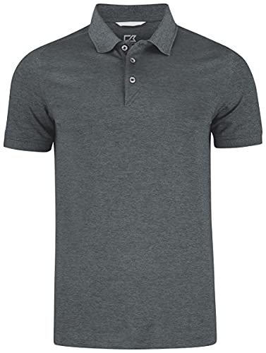 Cutter & Buck Advantage Poloshirt für Herren | Größe XL | Antracit Melange | Drytec Cotton + 35 UV-Schutz | Herren Poloshirt Kurzarm | Polohemd Herren | Basic Polo Shirt Cutter & Buck Advantage Poloshirt für Herren | Größe XL | Antracit Melange | Drytec Cotton + 35 UV-Schutz | Herren Poloshirt Kurzarm | Polohemd Herren | Basic Polo Shirt von Cutter & Buck