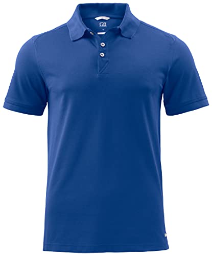 Cutter & Buck Advantage Poloshirt für Herren | Größe XXL | Blau | Drytec Cotton + 35 UV-Schutz | Herren Poloshirt Kurzarm | Polohemd Herren | Basic Polo Shirt Cutter & Buck Advantage Poloshirt für Herren | Größe XXL | Blau | Drytec Cotton + 35 UV-Schutz | Herren Poloshirt Kurzarm | Polohemd Herren | Basic Polo Shirt von Cutter & Buck