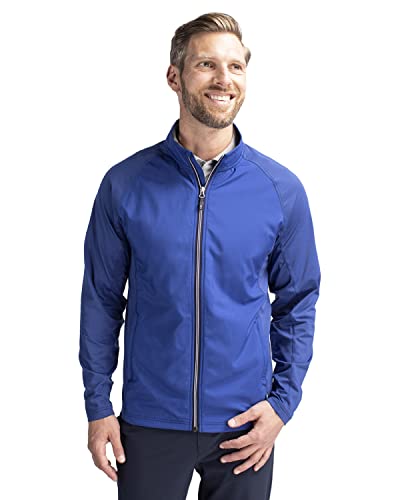 Cutter & Buck Herren Adapt Full Zip Hybrid-Jacke, Tour Blue (blau), Large von Cutter & Buck