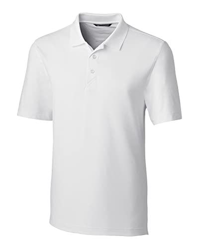 Cutter & Buck Herren Forge Stretch Polo Polohemd, Weiß, XXX-Large Hoch von Cutter & Buck