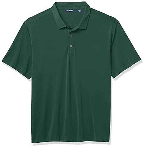 Cutter & Buck Herren Kurzärmeliges Poloshirt Virtue Eco Pique aus Recyceltem Material Polohemd, Jäger, 3X-Groß von Cutter & Buck