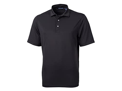 Cutter & Buck Herren Short Sleeve Virtue Eco Pique Recycled Polo Shirt Polohemd, schwarz, X-Groß von Cutter & Buck