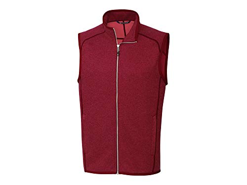 Cutter & Buck Herren Vest Fleece-Weste, rot, 3XL Cutter & Buck Herren Vest Fleece-Weste, rot, 3XL von Cutter & Buck