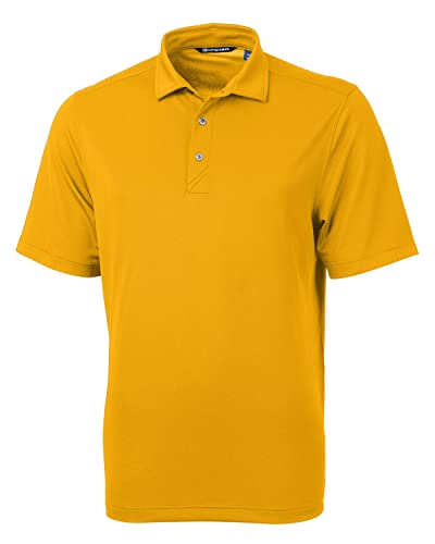 Cutter & Buck Herren Virtue Eco Pique Poloshirt aus recyceltem Material Polohemd, College Gold, 3X-Groß von Cutter & Buck